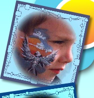 face painting eagle